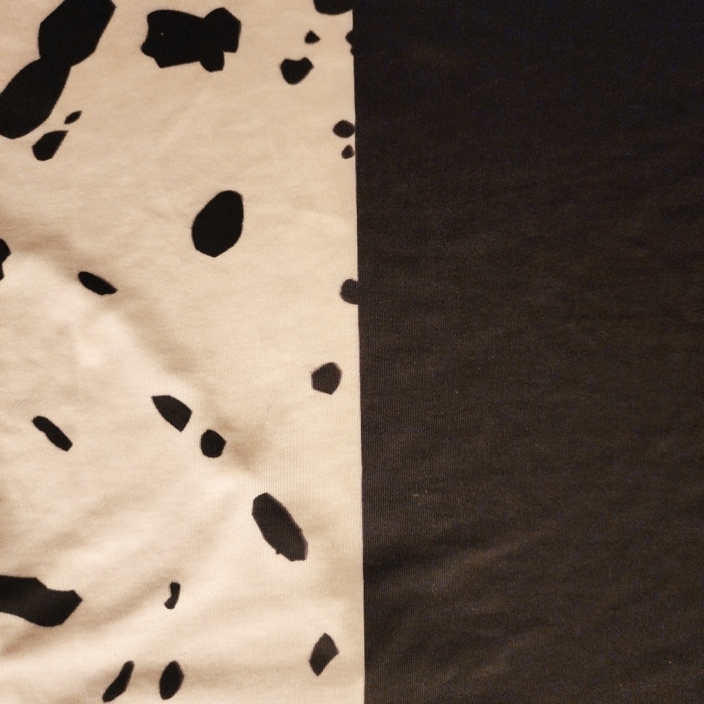 Cruella DeVil Hi-Low Dress Halloween Costume Cosplay Black White Girl's 6-7 EUC - Picture 7 of 15